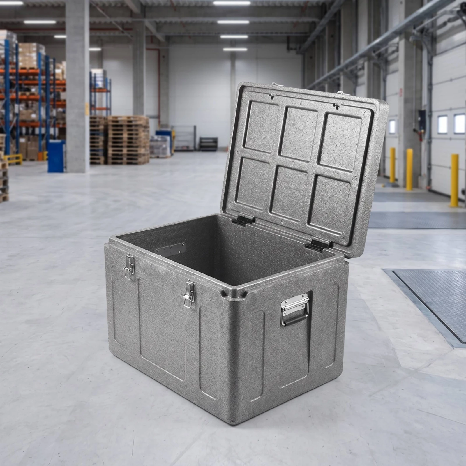 Insulated Food Box Foam Insulated Food Container Rectangular Sturdy for Caterers, Catering, Street Vending