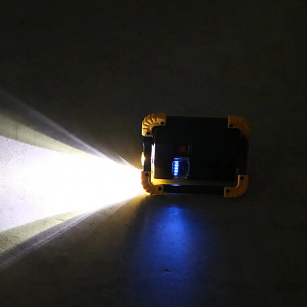 Portable Rechargeable LED Standing Light Survival Camping Emergency Spotlight COB Lamp Light