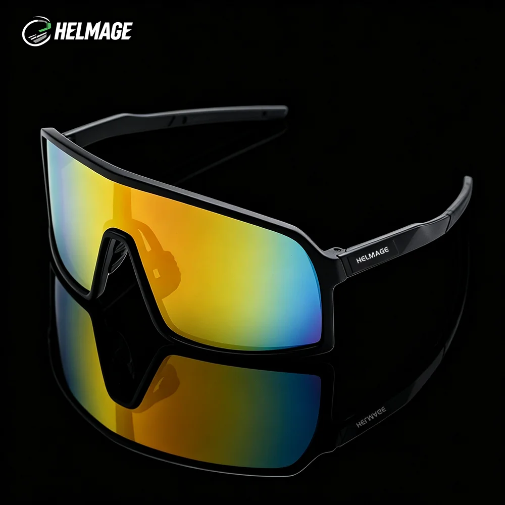 HELMAGE Bicycle Glasses Cycling Sunglasses Road Mountain Speed Bike Glasses Bicycle Eyewear Men Women Outdoor Sports Sunglasses