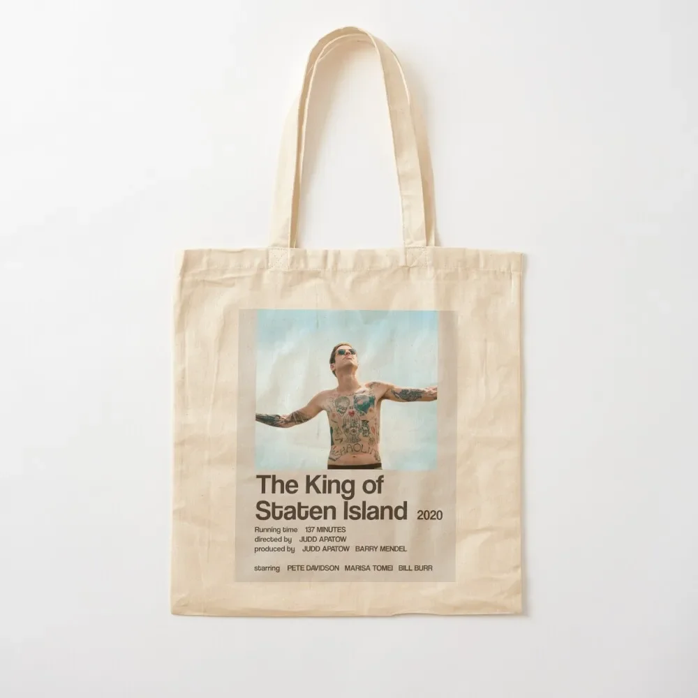 The King of Staten Island - Pete Davidson Minimalist Poster Tote Bag personalized tote Beach screen