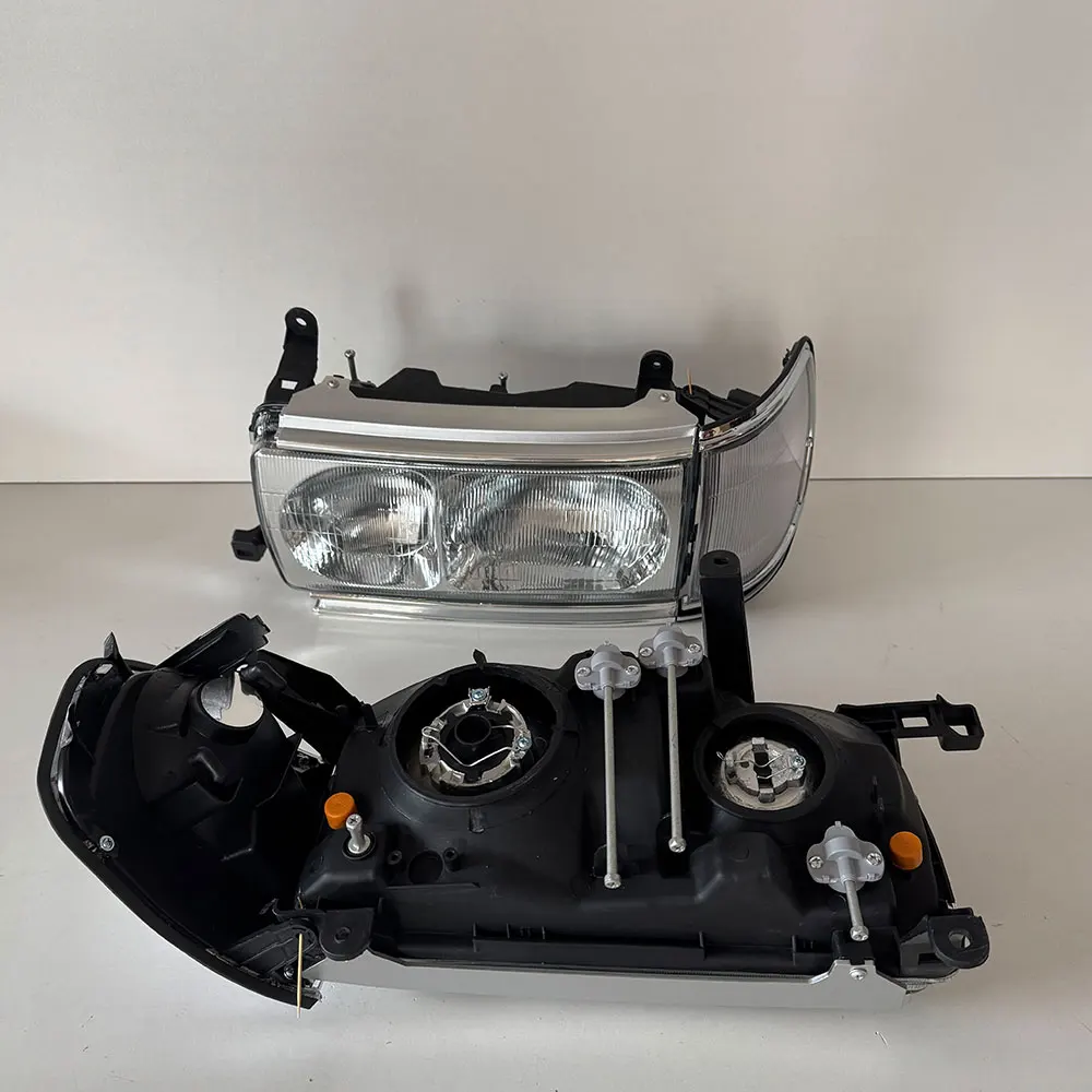 2pcs Car Headlight for Toyota Land Cruiser LC80 FJ80 HDJ80 FZJ80