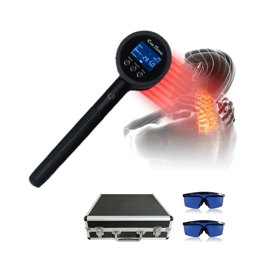 

19x650nm+6x808nm Cold Laser Device 5W - Red & Infrared Light for Chronic Pain, Arthritis, Muscle & Joint Relief