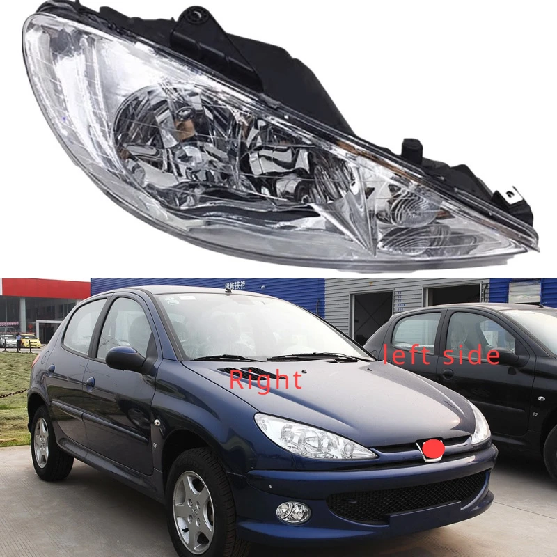 Car Accessories For Peugeot 206 2004 2005 2006 2007 2008 Headlight Assembly Turn Signal Light