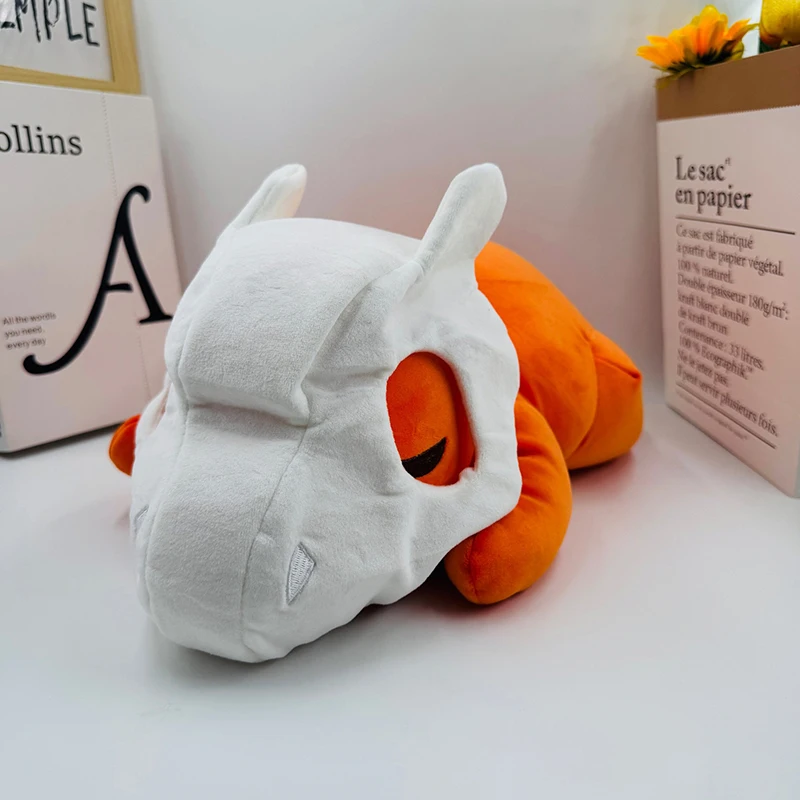 50cm Cubone 포켓몬 플러시 장난감 애니메이션 잠자는 만화 포켓몬 플러시 장식 카와이 인형 어린이를위한 박제 선물 생일 크리스마스