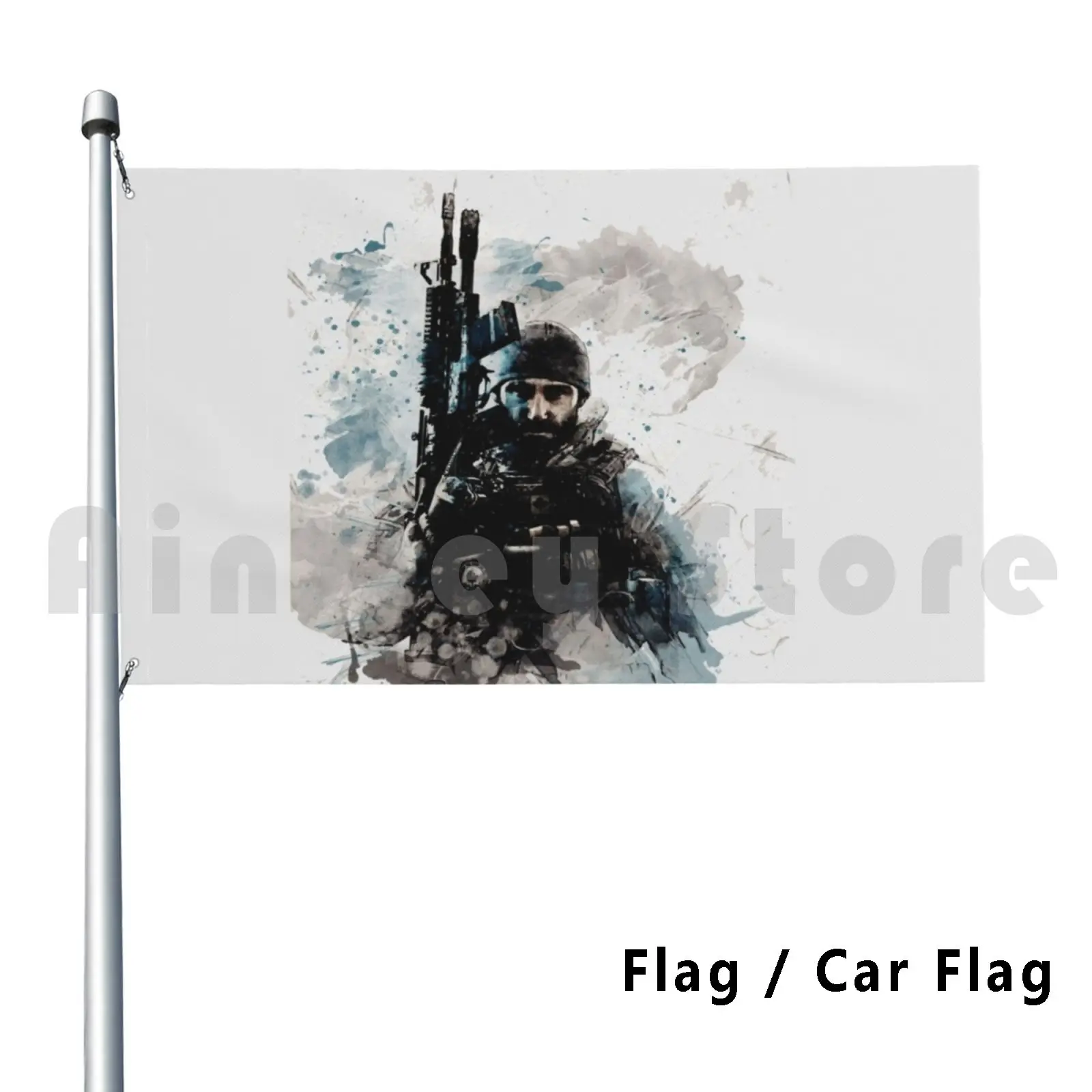 Buck Digital Painting Flag Car Flag Printing Custom Buck R6 Siege R6 R6s