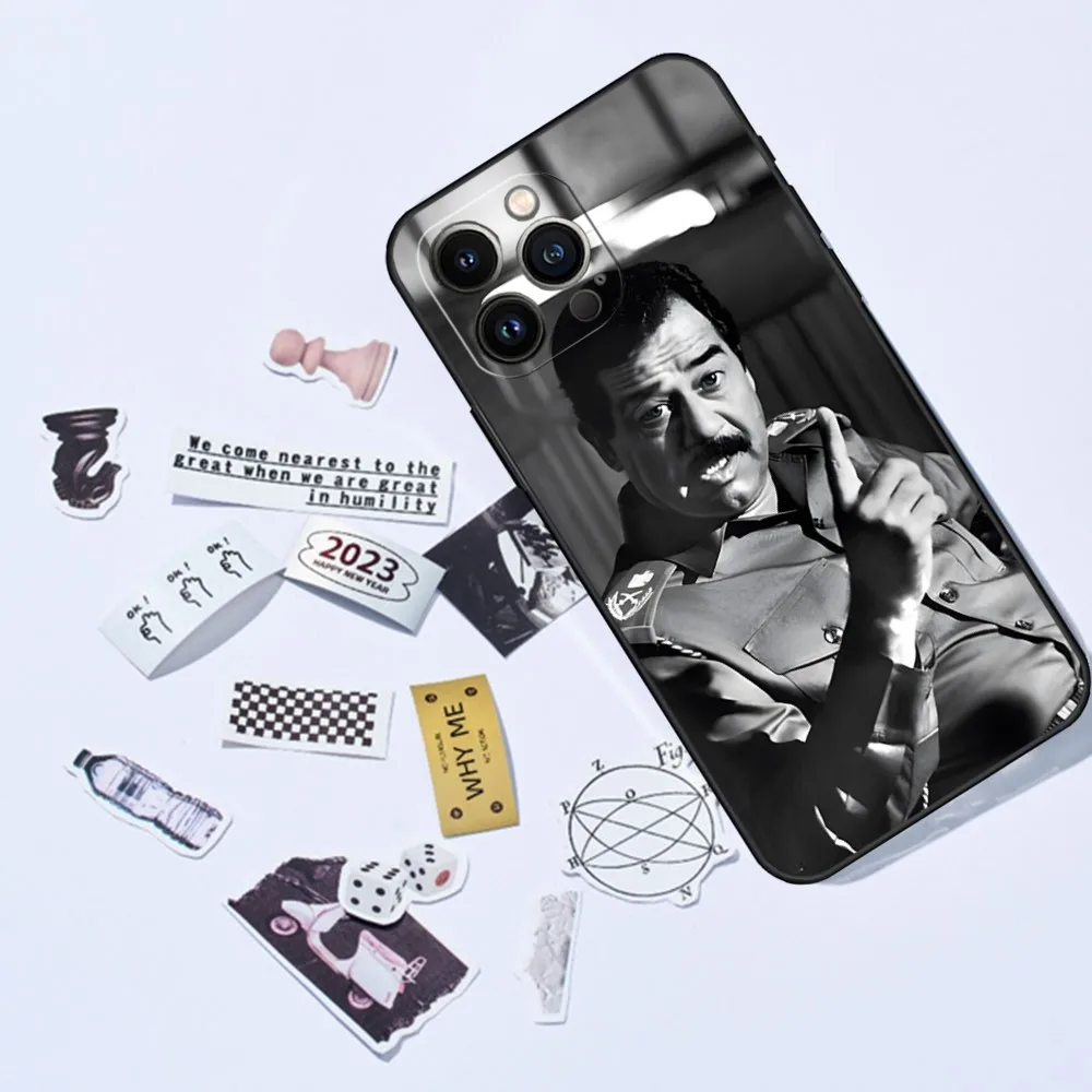 Saddam Hussein Iraq Arabic Phone Case for iphone 15 13 Pro Max 14 Mini 12 11 Xr X Xs 6s 6 8 7 Plus Silicone Back Cover