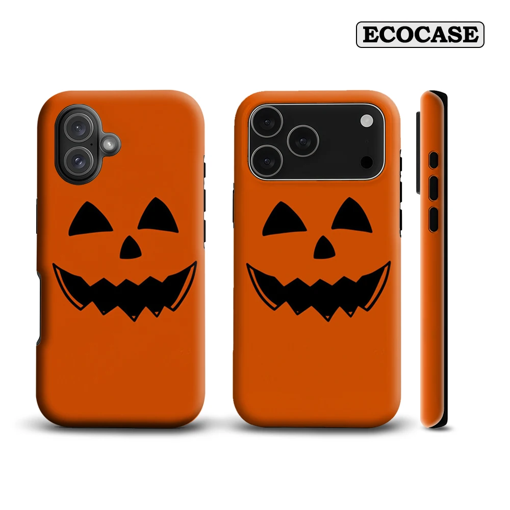 Halloween Pumpkin Grin IPhone 17 Must-Haves Handyhülle für IPhone 17 16 15 14 13 12 11 Pro Max Plus Doppelschichtige Rückseite