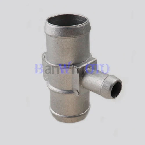 Imagen 2 del producto N N 90692901   Conector de manguera de refrigerante para radiador de motor de aluminio, tubo calentador de salida de agua apto para Audi A3 A4 A5 A6 A8 TT VW Passat Golf