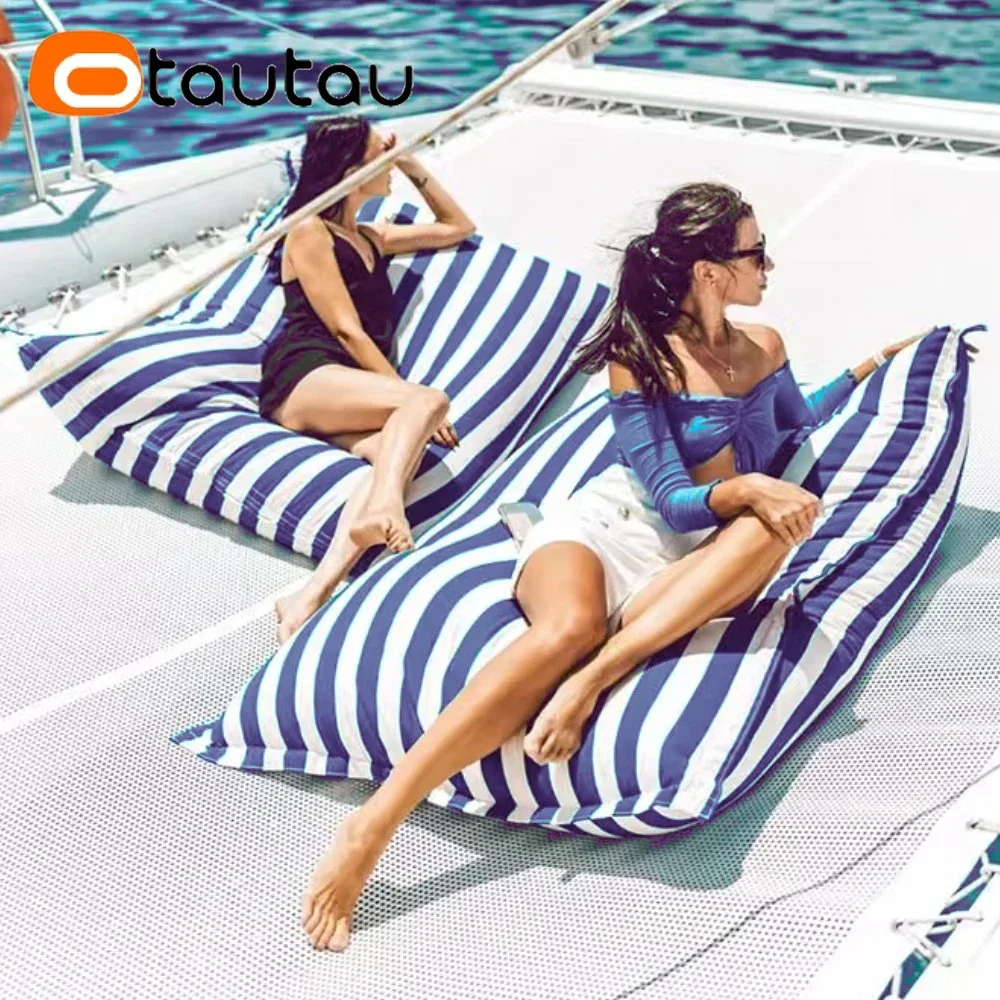 OTAUTAU في الهواء الطلق غطاء كيس فول كيس وسادة شاطئ البحر حمام سباحة حديقة المتسكع DD049 【بدون حشو! تحتاج إلى شراء الحشو بنفسك!】