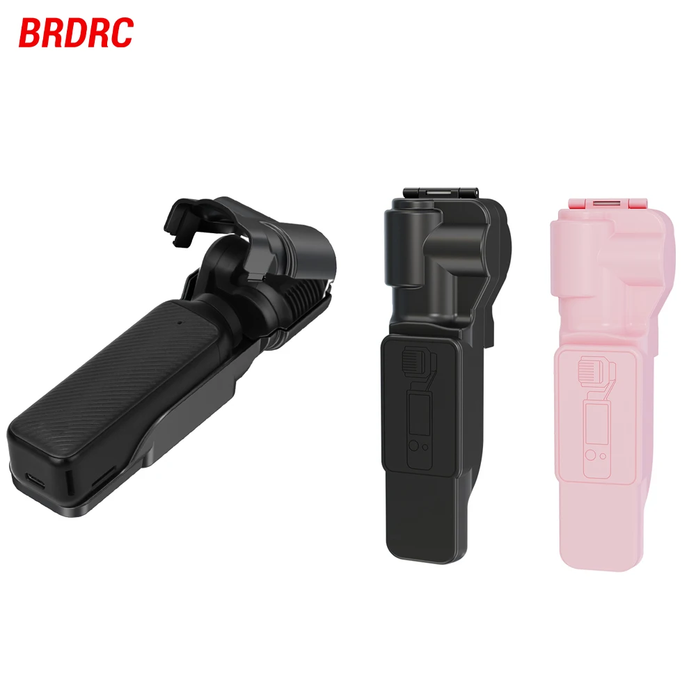 

BRDRC Plastic Case for DJI Osmo Pocket 3 Cover Hand-held Gimbal Camera Screen Case Lens Cap Fixed Anti-Scratch Frame Accessories