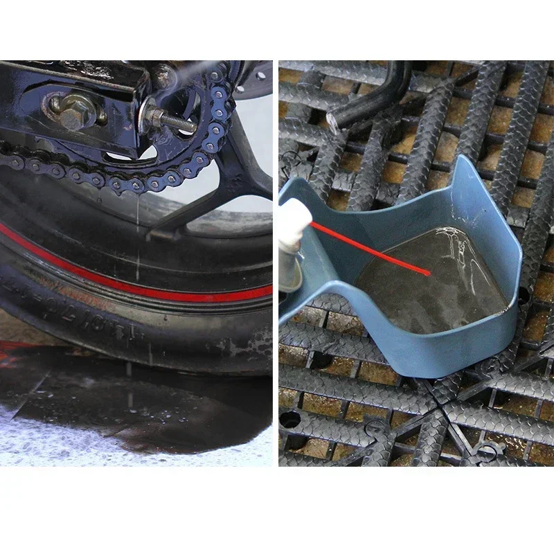 Box Chain Cleaning Oil Splash-Proof Tool Agent Widely Used Chain Oil Anti-spray Tool Motorcycle Bike Chain Oil Storage Tool