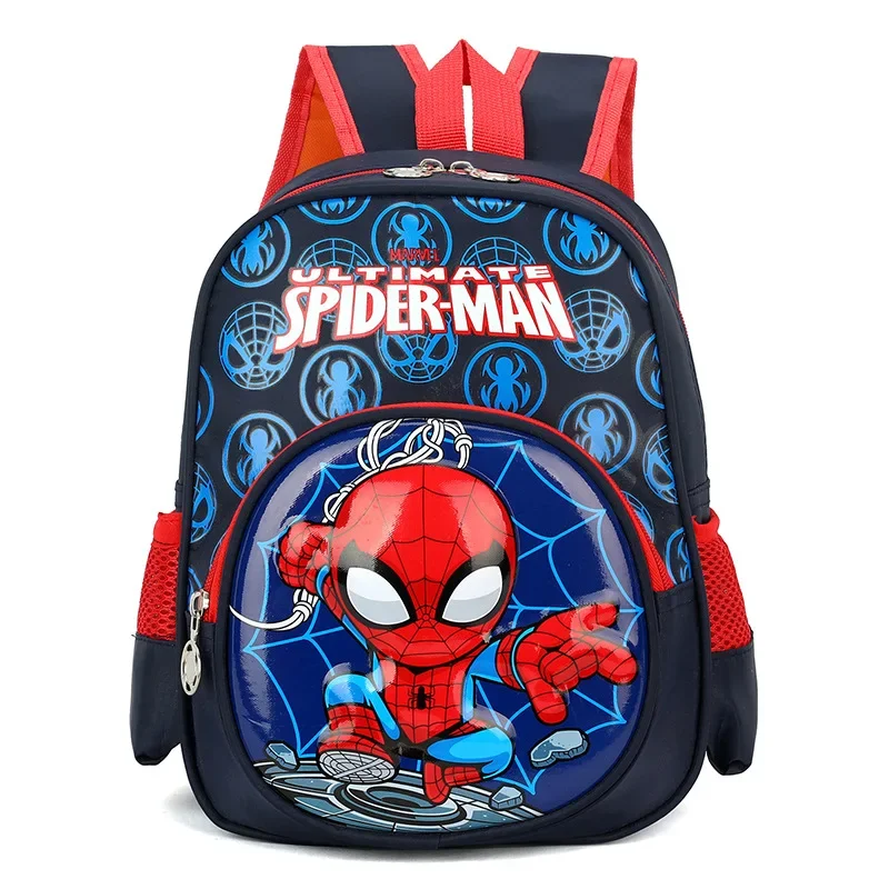 Spiderman Backpack Spider-man Schoolbag Children Spider Man Double Shoulder Bag Student Storage Pouch Boy Gift Anime Figures Kid