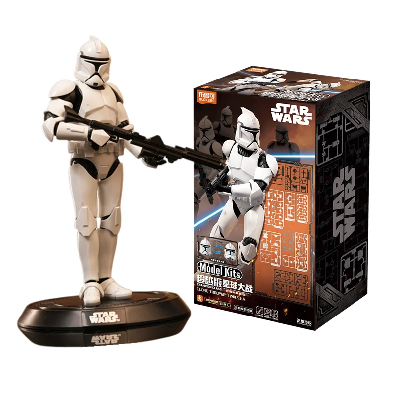 Figurines d'action Blokees Star Wars : Clone Trooper, collection de jouets d'anime