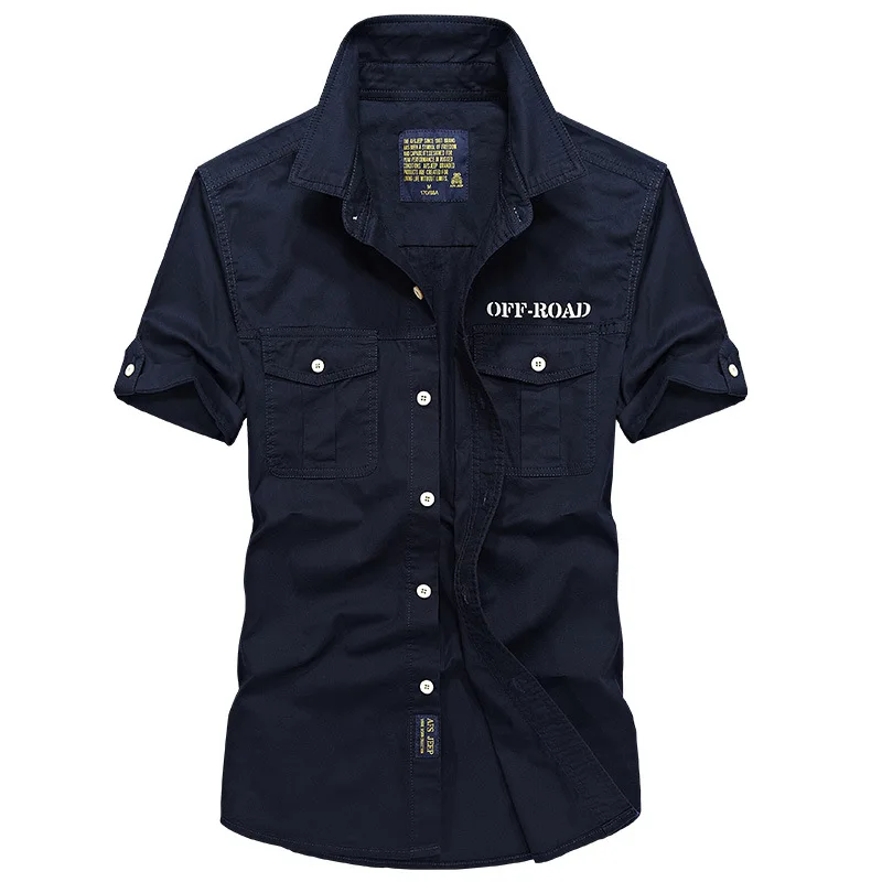 

New Trend Summer Men's Thin Breathable Short Sleeved Shirt Large Size Shirt Version Casual Outdoor Mountaineering Shirt