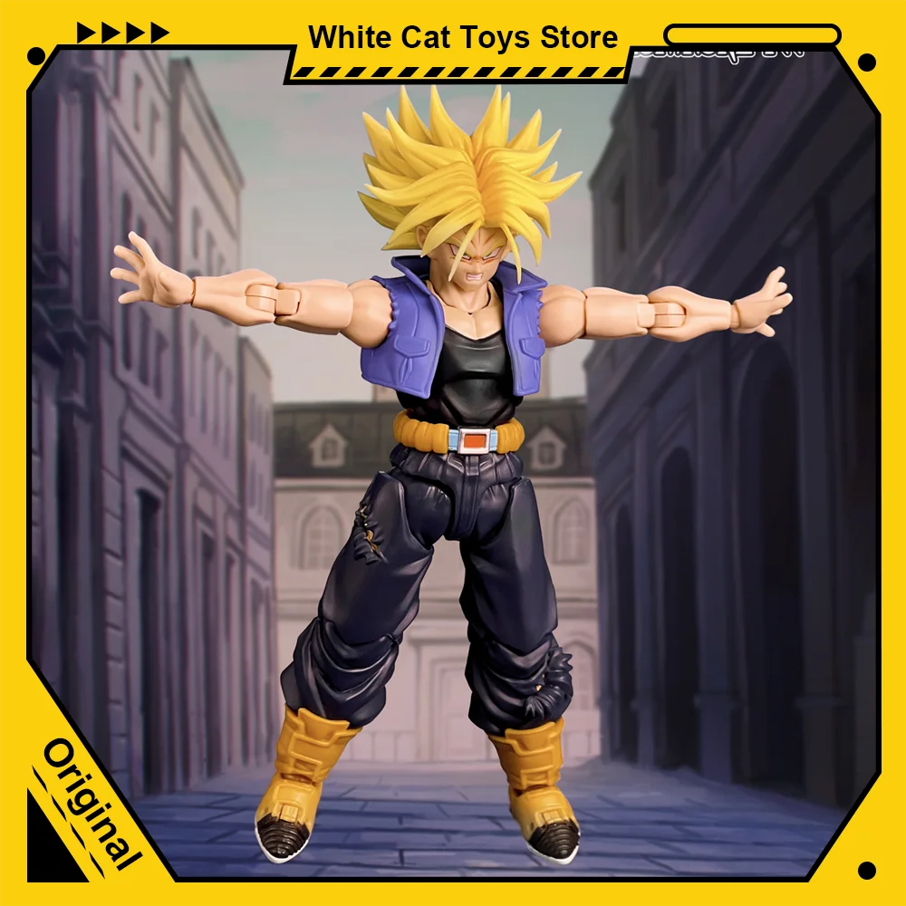 

Demoniacal Fit Dragon Ball Z Trunks 1/12 Torankusu Action Figures SHF Super Saiyan Son of Tomorrow Movable Anime Model Gift Toy