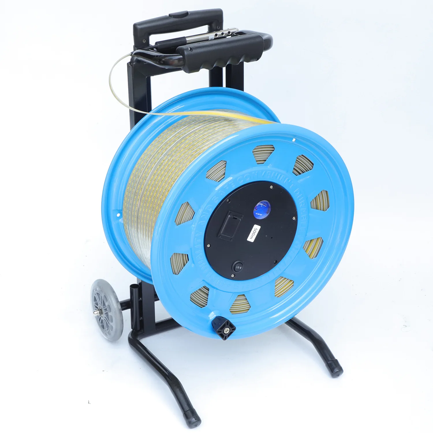 Outdoor Portable Draggable Steel Ruler Water Level Gauge Ultrasonic Detection Water Well Gauge Electric Water Level Gauge