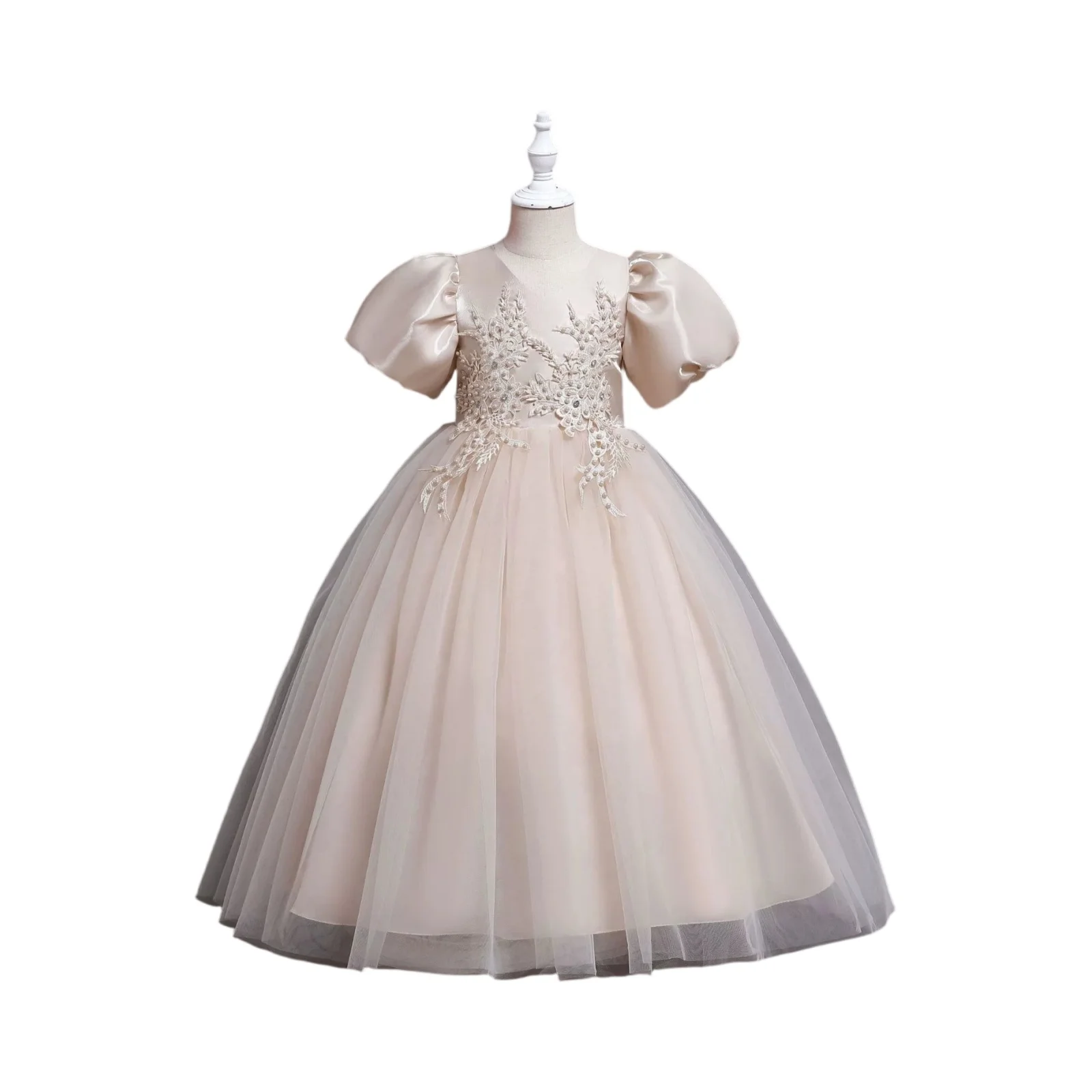

Girls Dress kids Embroidery Elegant Pageant Party Princess Dress for Girls Clothes Christmas Costumes for Children Toddler Girls