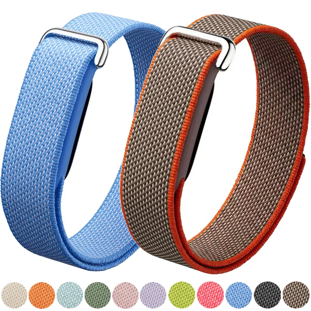 Nylonarmband + Metallgehäuse für Google Fitbit Air Sports, atmungsaktives Armband als Ersatz für das Armband für Google Fitbit Air Zubehör