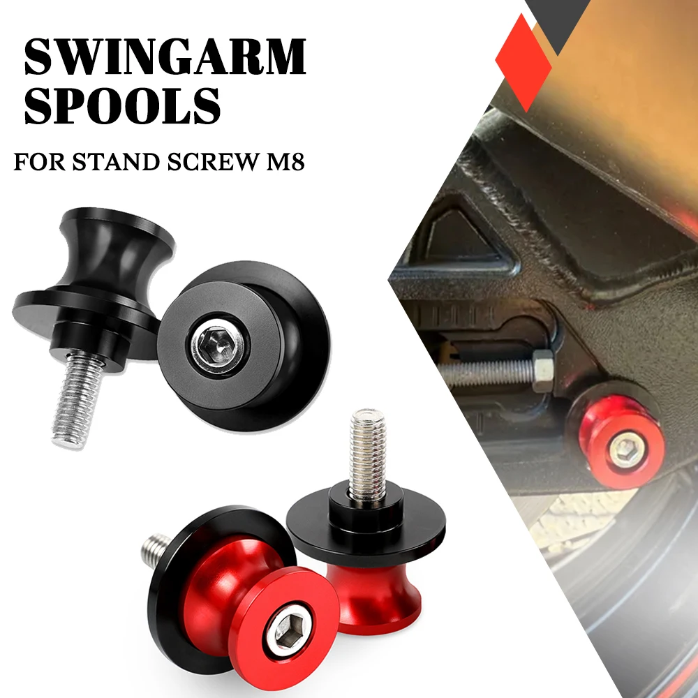 

M8 For HONDA CBR600RR CBR1000RR CBR 600 900 1000 RR CBR900RR 954RR 250R Swingarm Sliders Spools Paddock Stand Bobbins Swing Arm