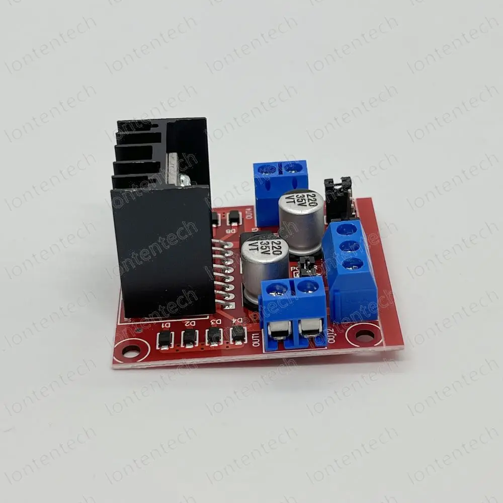 L298 N modul papan Driver L298 Motor Stepper Robot mobil pintar Breadboard Peltier daya tinggi LT00007