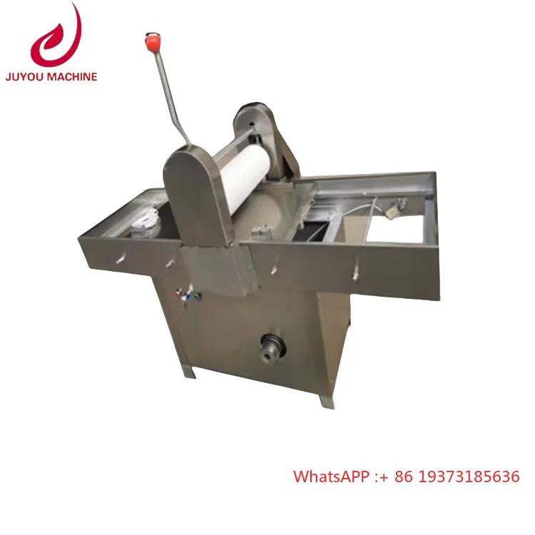 Máquina de producción de turrón de almendras, máquina de moldeo de barra de aperitivos de sésamo pequeña de línea semiautomática