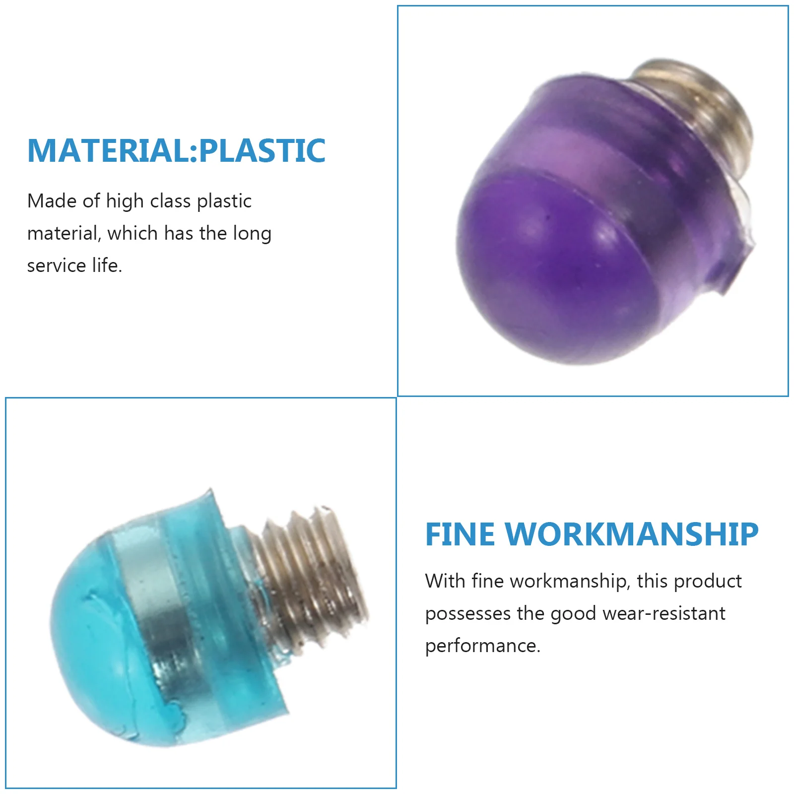 

10pcs Scissors Silencers Hairdressing Muffler Noise Tools 3M Color Random Pet Grooming Accessories Practical Long