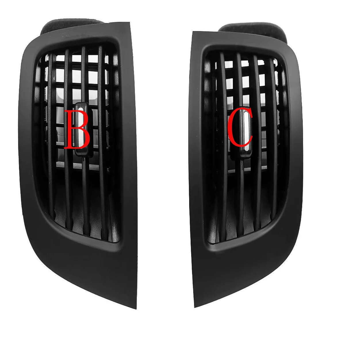 2/4 個起亜フォルテセラート 2008-2015 空調 A/C アウトレットフロント空気出口センターベントプレートパネルカーアクセサリー