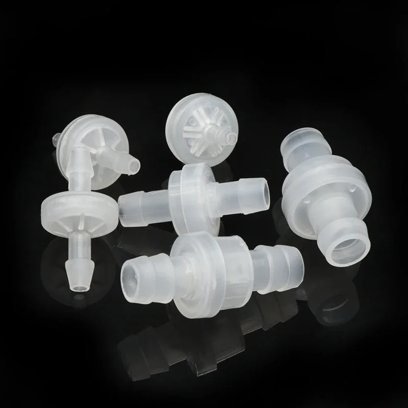 1/5/10pcs Plastic water flow check valve 3~12mm Liquid one-way valve for Fuel Gas Liquid Ozone-Resistant Water smart valve