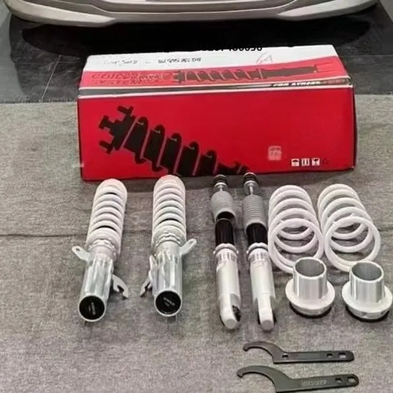 NSN019 Comfortable 32 Steps Adjustable Damping Coilovers Shock Absorber Car Accessories for Nissan March W02A/K13 10-17