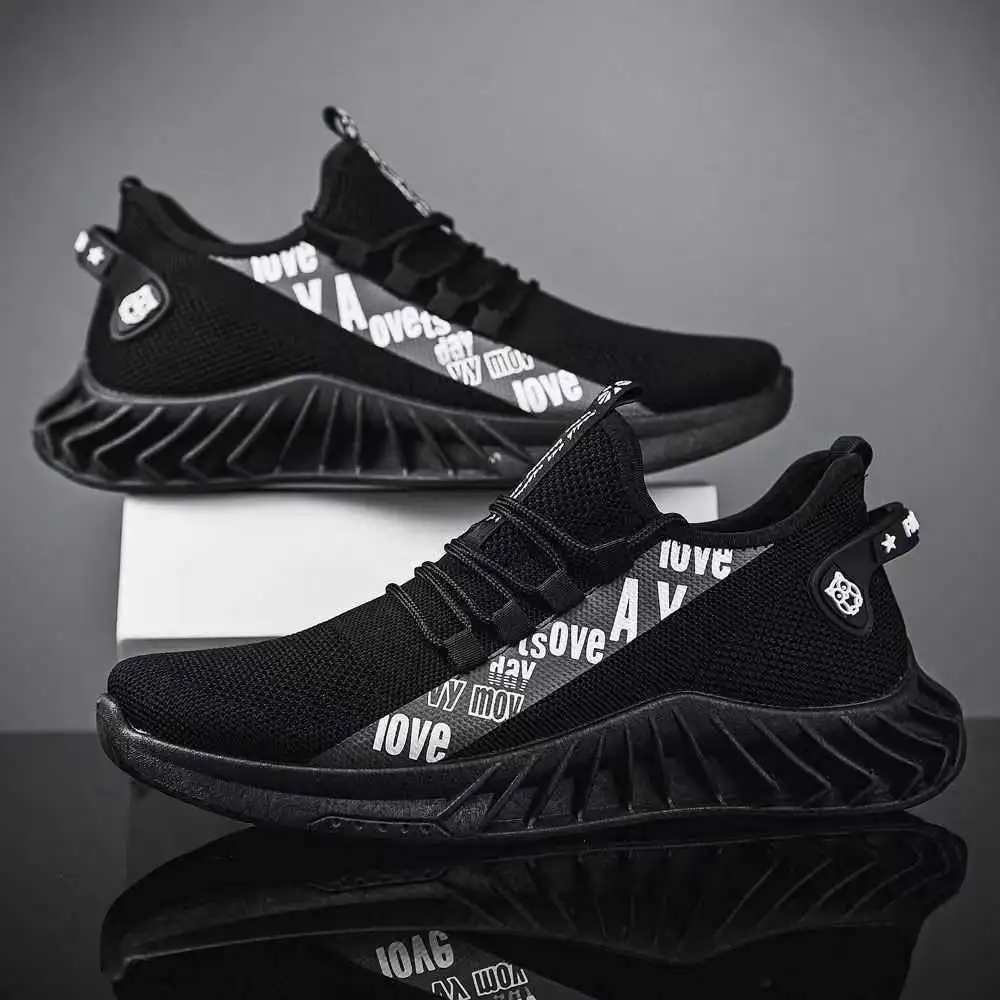 Ultralight Blade Running Shoes For Men Anti-Slip Outdoor Jogging Trendy Sneakers Summer Breathable Air Mesh Male Footwear