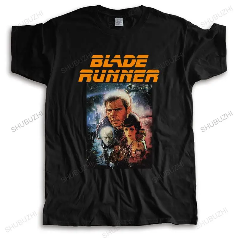 Fashion cotton brand t shirt mens loose tee-shirt Blade Runner Retro Movie NNS unisex Male Short Sleeve T-SHIRT casual cool tees