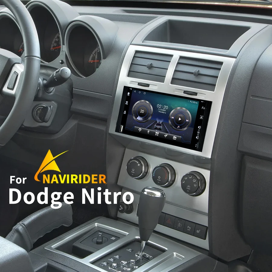 Android 14 For Dodge Nitro 2009 SXT Car Radio Multimedia Video Player Head Unit Autoradio Touch Screen GPS Navigation CarPlay