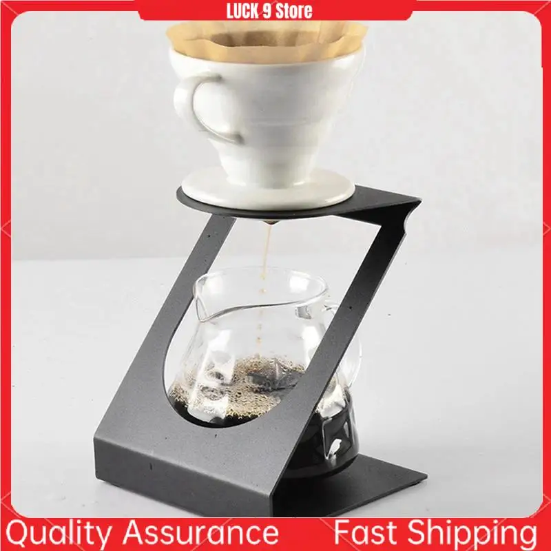 

Coffee Hand-Pour Rack Metal Filter Cup Holder Black Filter Cup Rack Thickened Drip-Type Appliance Filter Cup Holder-AB52