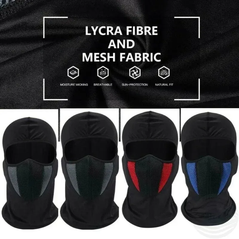 

Hat Full Face Mask Cycling Windproof Headgear for Motorcycle Balaclava Breathable Outdoor Sports Men CS Mask Head Cover