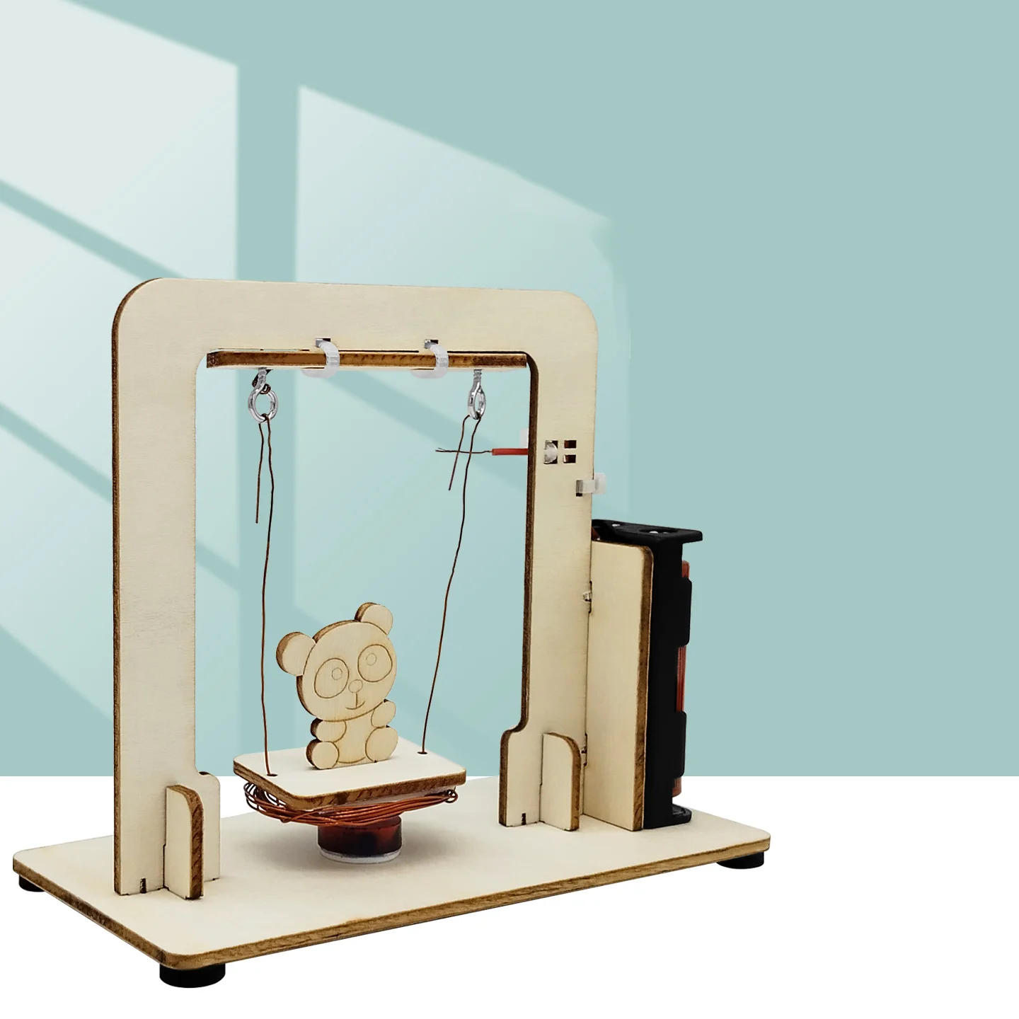 

DIY Electromagnetic Swing Model STEM Kit Children Technologia Science Toys School Experimental Tool Kit Learning Education Kids