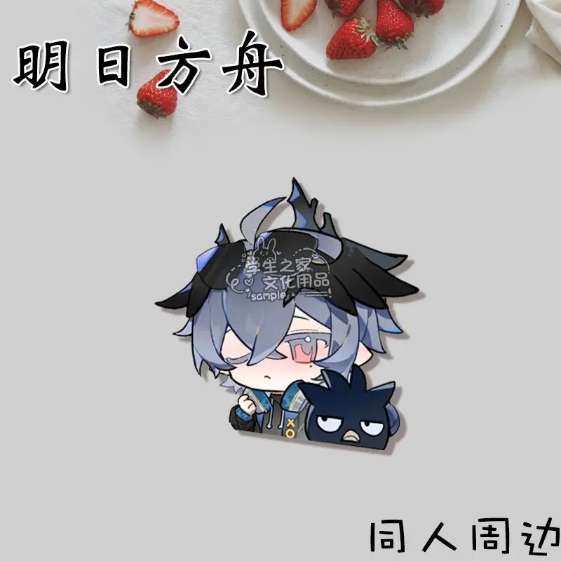 Arknights Logos غطاء سلسلة مفاتيح ، دبوس تعليق ، شارة تأثيري ، حقيبة ظهر للملابس ، هدية ، ساخنة ، أو