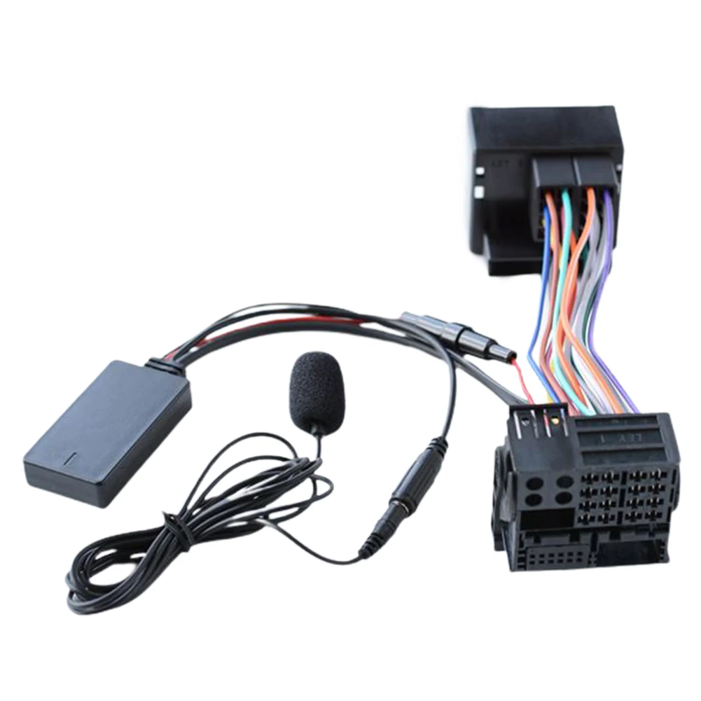 

For BMW E83 For X3 Radio Bluetooth-Compatible AUX IN Audio 12pin 5-12V 27CM Cable Adapter For MINI Car Accessories