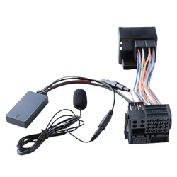 For BMW E83 For X3 Radio Bluetooth-Compatible AUX IN Audio 12pin  5-12V 27CM Cable Adapter For MINI Car Accessories