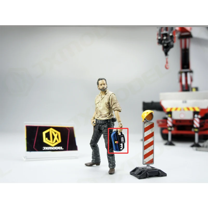 JX 1/14 Remote Conctrler von montiertem Kran (3dprint) für Tamiya Lesu für Scania Actros Volvo Autoteile Rc Truck Trailer Kipper