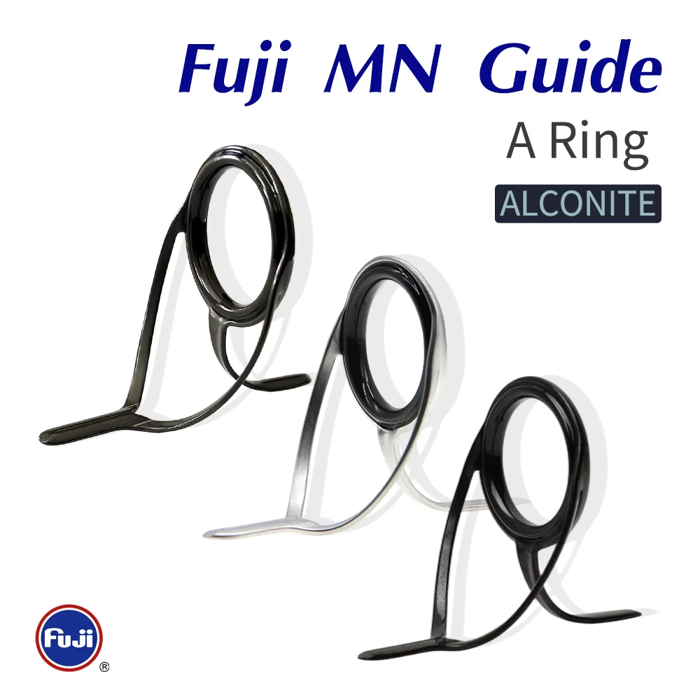 Original Fuji MN Alconite Ring Spinning Casting Rod Guides Multipurpose Medium Heavy Frame Boat Sea Fishing Pole Parts 2/4 Pcs