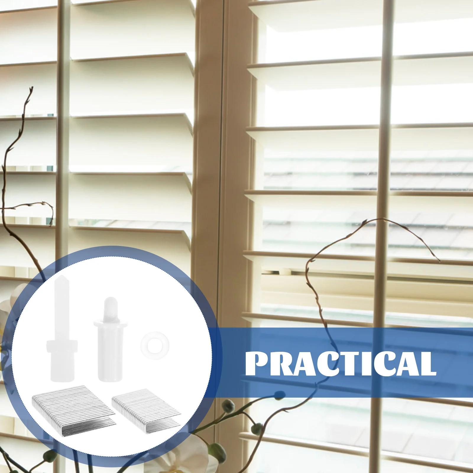 

1Set Shutter Repair Pins Pom Metal Easy Install Durable Telescopic Design Cabinet Furniture Parts Shutter Repair Replacing Pins