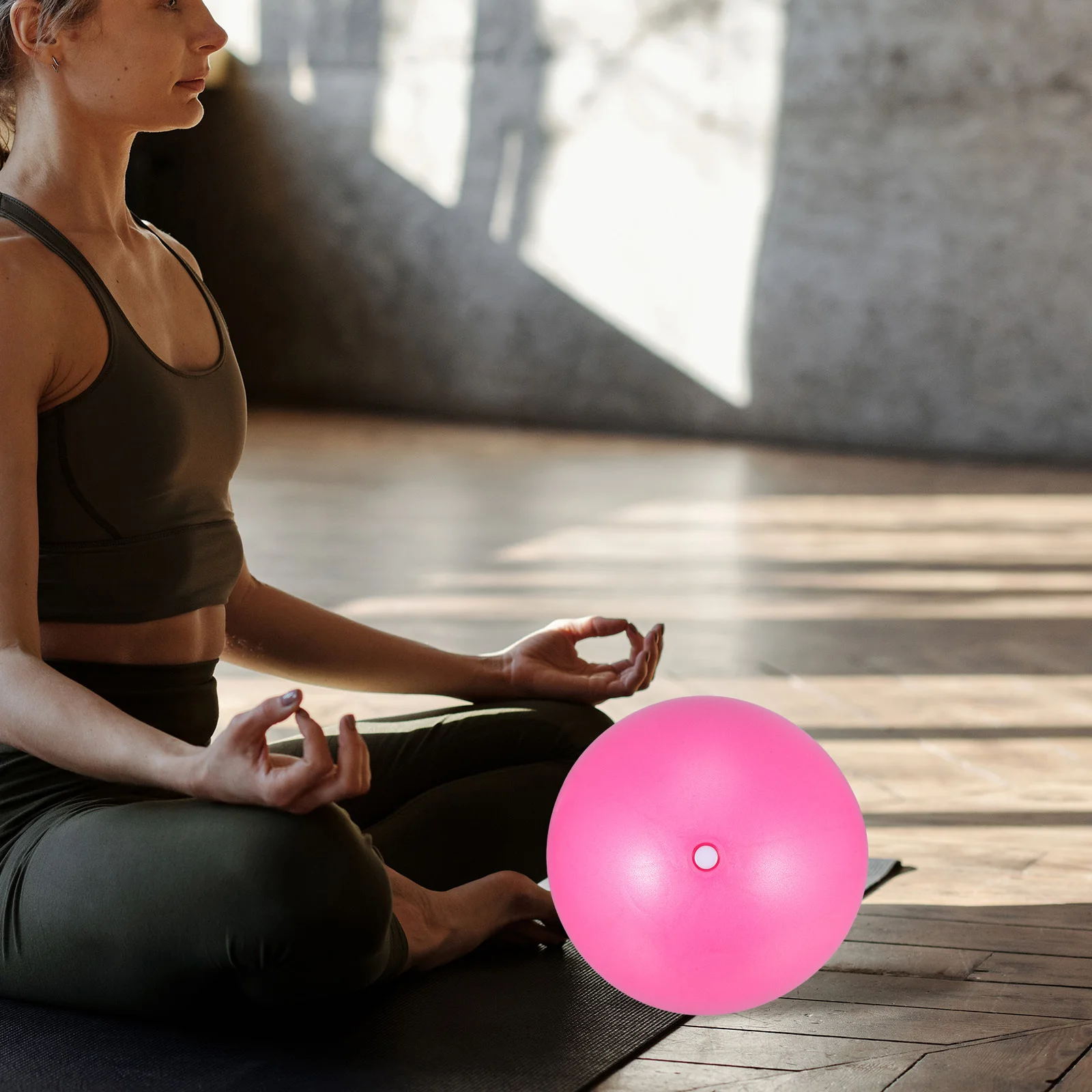 توازن صغير 20 سنتيمتر بولي كلوريد الفينيل الأحمر المضادة للانفجار بيلاتيس ممارسة لتقوية البطن الأساسية اليوغا باري التدريبات إعادة التأهيل