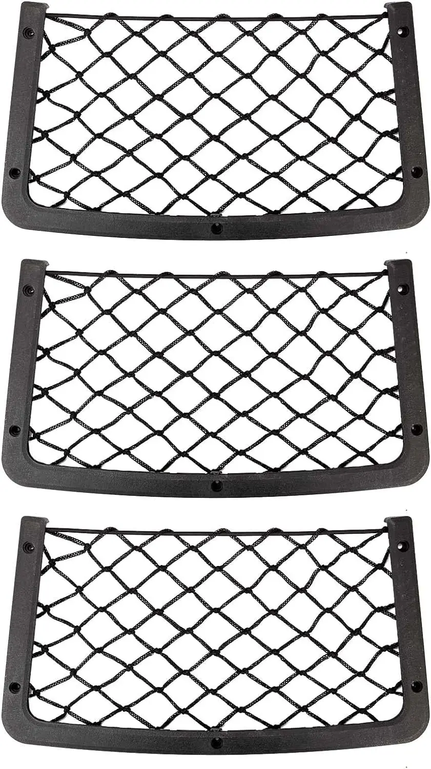 3pc Large Storage Net Pocket Camper Van Caravan Organizer Holder for VW T4 T5 T6