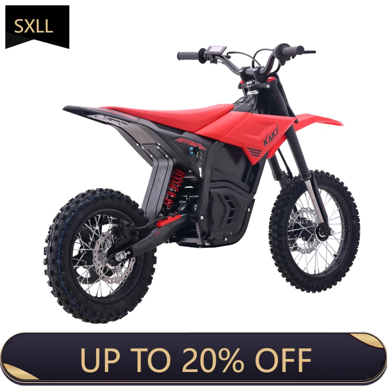 

SXLL Cheap 14/12 60V 3500W E Junior Off-Road Vehicle High Power 65km/h Electric Motorcycle 27Ah Sports Racing Electric Off-Road