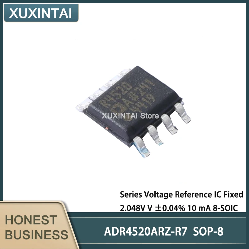 5Pcs/Lot  New Original  ADR4520ARZ-R7 ADR4520ARZ Series Voltage Reference IC Fixed 2.048V V ±0.04% 10 mA 8-SOIC