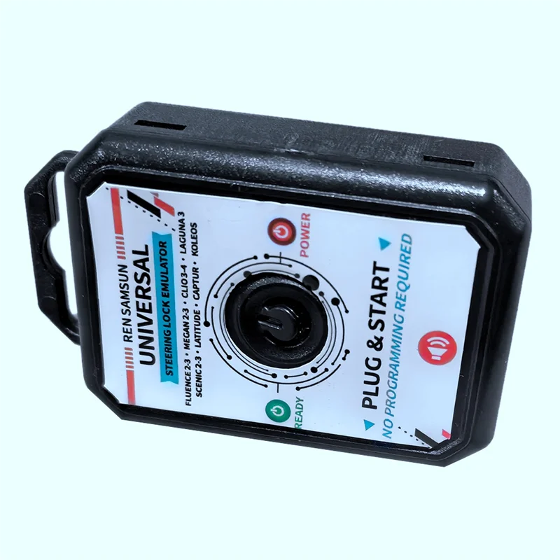 1 Buah Emulator Kunci Kemudi Universal Simulator ESL ELV Plug And Start Plastik Hitam Untuk RENAULIT ELV LOCK Renault