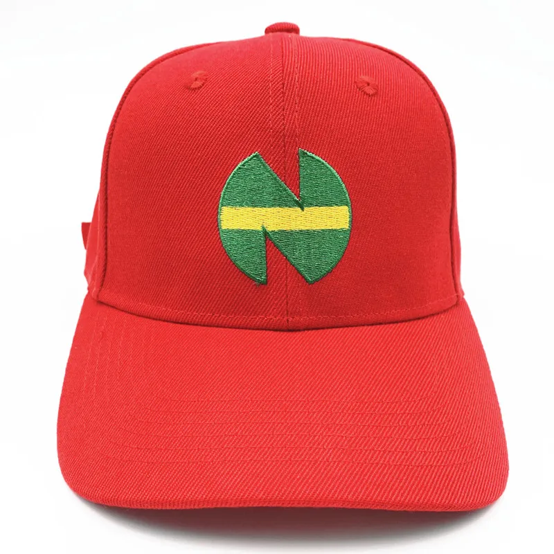 Gorra de béisbol del Anime capitán Tsubasa Wakabayashi Genzo, el mismo sombrero, Cosplay, bordado rojo, sombrero de sol, accesorios Unisex, utilería de regalo