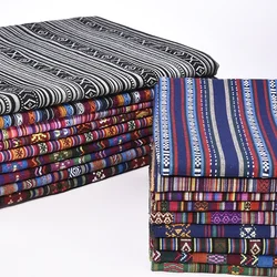 Ethnic Style Cotton Linen Fabrics Clothing Sofas Curtains Tablecloths DIY Home Decoration Polyester Cotton Hybrid Textile Fabric