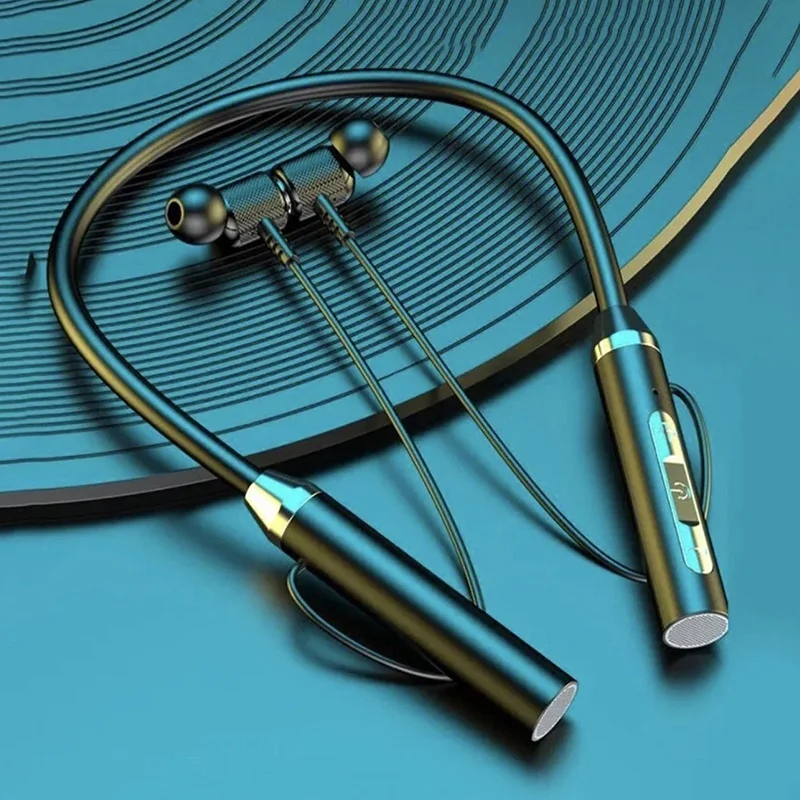 Wireless Bluetooth 5.0 Headphone Neckband Magnetic Earphones Sport Running Earbuds Waterproof Headset With Mic For iPhone Realme