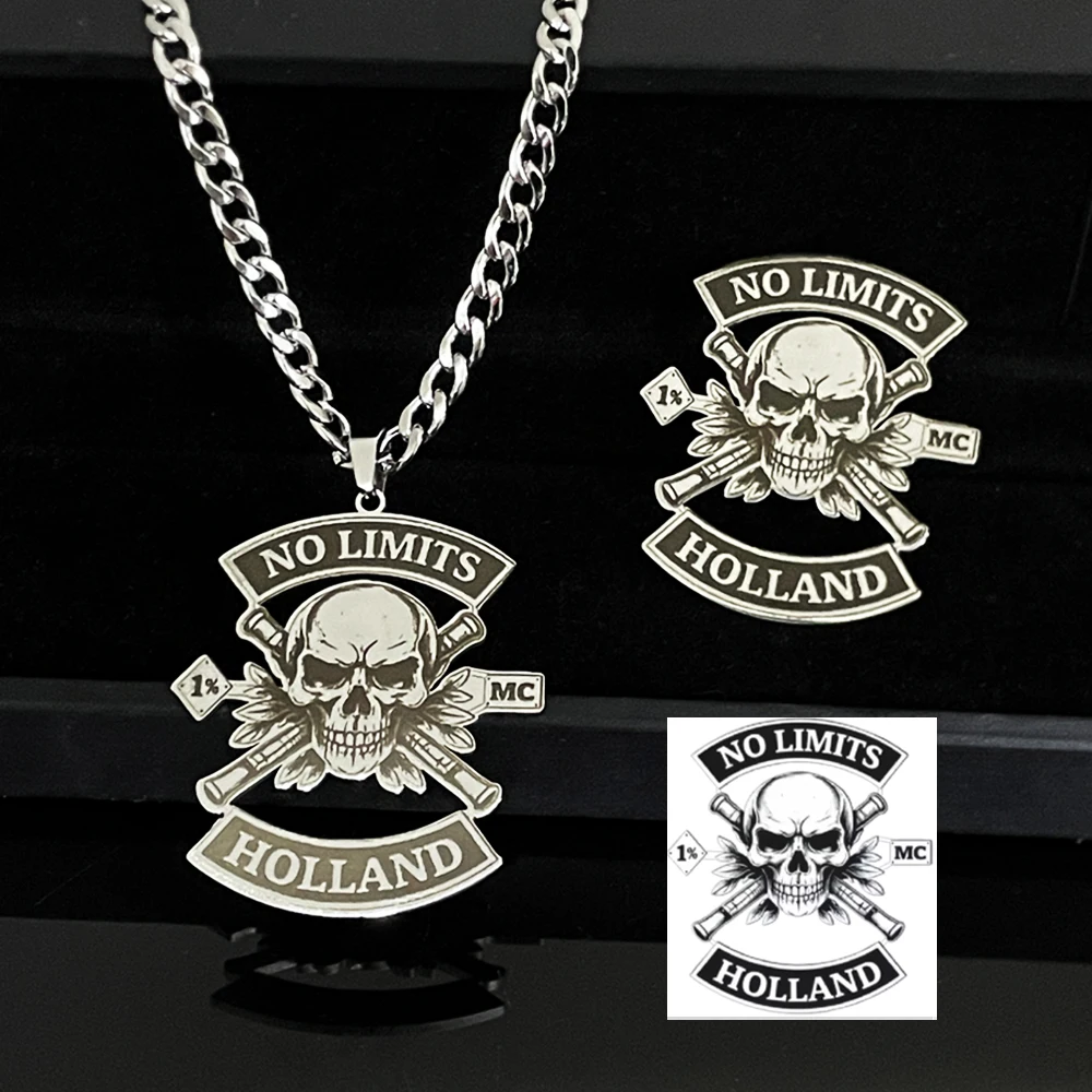 Men Accessories Logo - ชุดเครื่องประดับสโมสรแบบปรับแต่งได้พร้อมโลโก้/รูปภาพ สร้อยคอแบบกำหนดเอง เครื่องประดับฮิปฮอปสุดเทรนด์ ของขวัญเครื่องประดับสแตนเลส